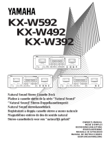 Yamaha KX-W492 Manuale utente