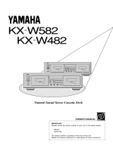 Yamaha KX-W482 Manuale del proprietario