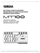 Yamaha MT100 Manuale del proprietario