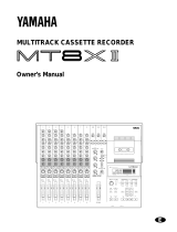 Yamaha MT8X Manuale utente