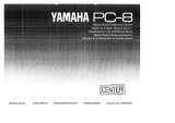 Yamaha PC-8 Manuale del proprietario