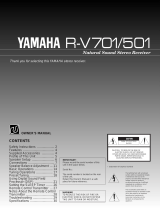 Yamaha R-V701 Manuale del proprietario