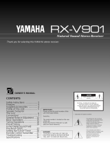 Yamaha RX-V901 Manuale utente