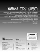Yamaha RX-460 Manuale utente