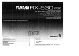Yamaha RX-530 Manuale del proprietario