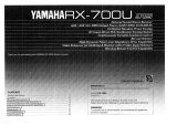Yamaha RX-700U Manuale del proprietario