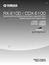 Yamaha RX-E100 Manuale del proprietario