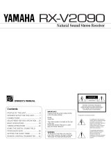Yamaha RX-V2090 Manuale utente