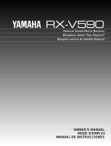 Yamaha RX-V590 Manuale utente