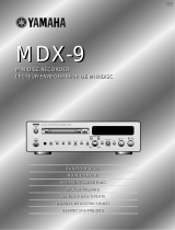 Yamaha MDX-9 Manuale utente