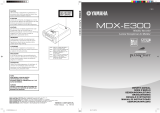 Yamaha MDX-E300 Manuale utente
