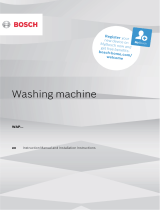 Bosch Washer-dryer User manual and assembly instructions