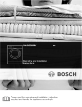 Bosch WAG16060MY/01 Operat./Install.Instruct./Program table