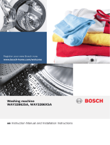 Bosch washing machine Manuale utente