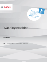 Bosch WAT2876XES/01 User manual and assembly instructions
