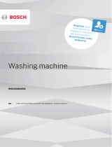 Bosch WGA244ASIN/01 Guida d'installazione
