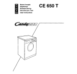 Candy CE 650 T Manuale del proprietario