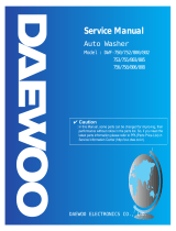 Daewoo DWF-758 Manuale utente