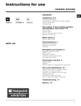 Hotpoint ARTF 104 (EU) Guida utente