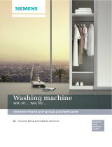 Siemens washing machine Manuale utente