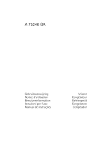 Aeg-Electrolux A75240GA Manuale utente