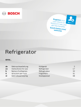 Bosch KIF81PF30 Kühlschrank Manuale del proprietario