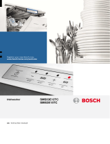 Bosch Dishwasher integrated stainless steel Istruzioni per l'uso