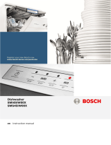 Bosch Dishwasher integrated white Manuale utente