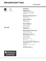 Hotpoint LDF 1235 X IT/HA Guida utente