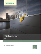 Siemens "Built-under dishwasher,45cm stainless st" Manuale utente
