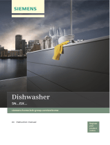 Siemens Free-standing dishwasher 60 cm silver in Manuale utente