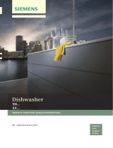 Siemens Free-standing dishwasher silver inox Manuale utente