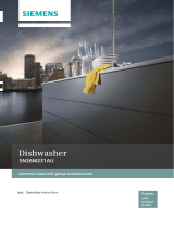 Siemens Dishwasher integrated Manuale utente