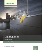 Siemens Dishwasher integrated stainless steel Manuale utente