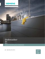 Siemens Free-standing dishwasher silver inox Manuale utente