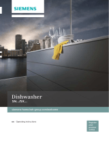 Siemens Free-standing dishwasher Manuale utente