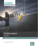 Siemens Free-standing dishwasher 60 cm silver in Manuale utente