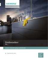 Siemens Modular-dishwasher height 60cm Manuale utente