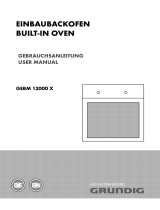 Grundig GEBM 13000 X Backofen Manuale del proprietario