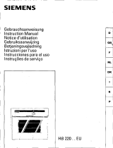 Siemens hb 22025 55 65 Manuale del proprietario