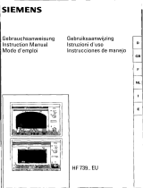 Siemens hf 73965 Manuale del proprietario