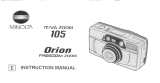 Minolta Freedom Zoom Orion Manuale utente