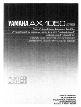 Yamaha AX-1050 Manuale del proprietario