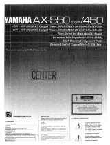 Yamaha AX-550 Manuale del proprietario