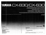 Yamaha CX-630 Manuale del proprietario
