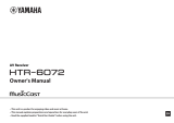 Yamaha HTR-6072 Manuale del proprietario