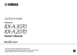 Yamaha RX-A3070 Manuale utente