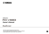 Yamaha RX-V683 Manuale del proprietario