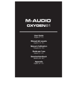 M-Audio Oxygen 61 Manuale del proprietario