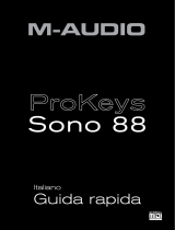 M-Audio ProKeys Sono 88 Guida Rapida